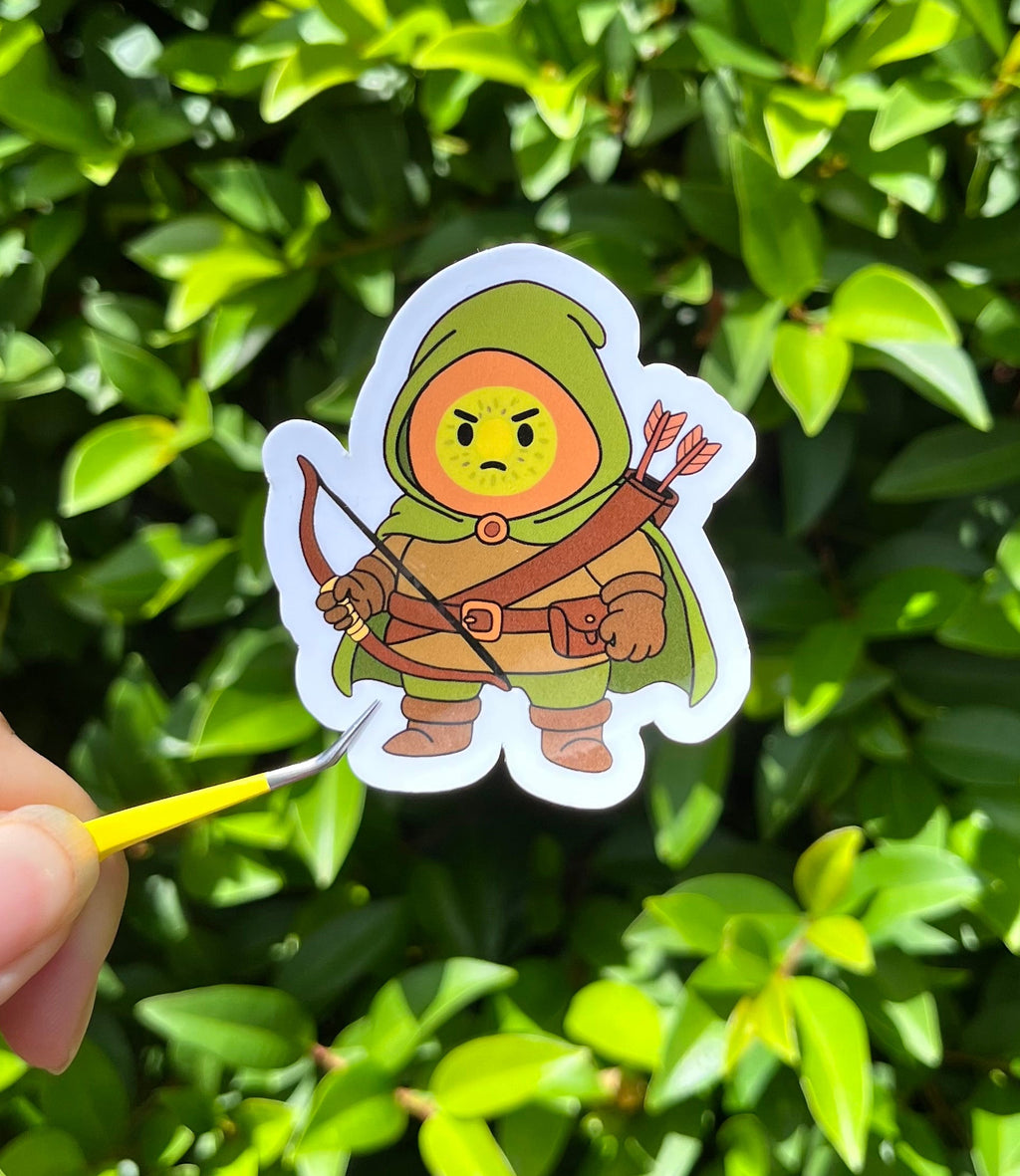 Kiwi ranger die cut sticker