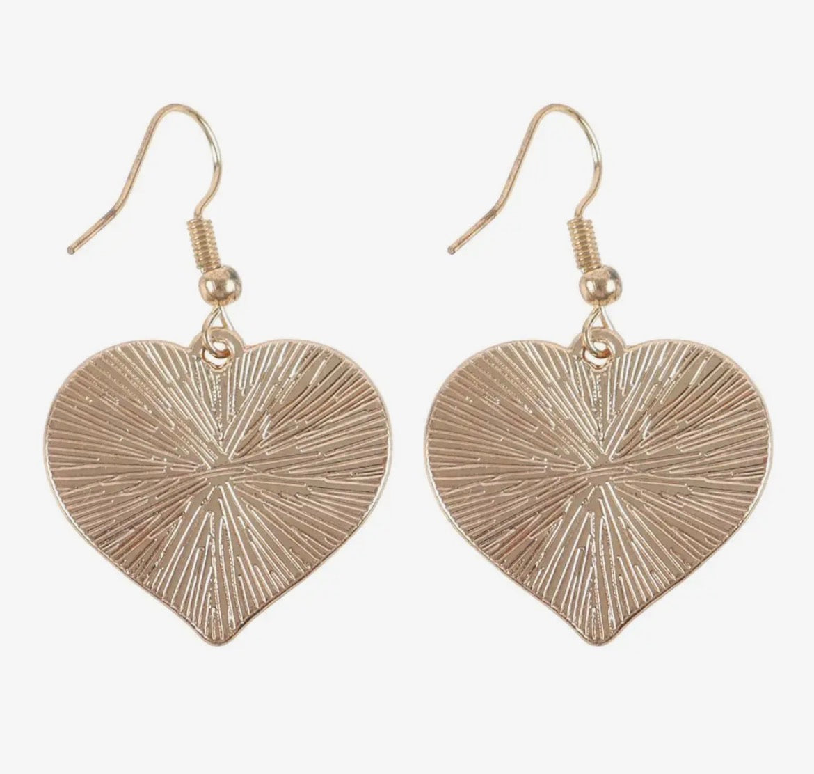 Burning Hearts enamel earrings