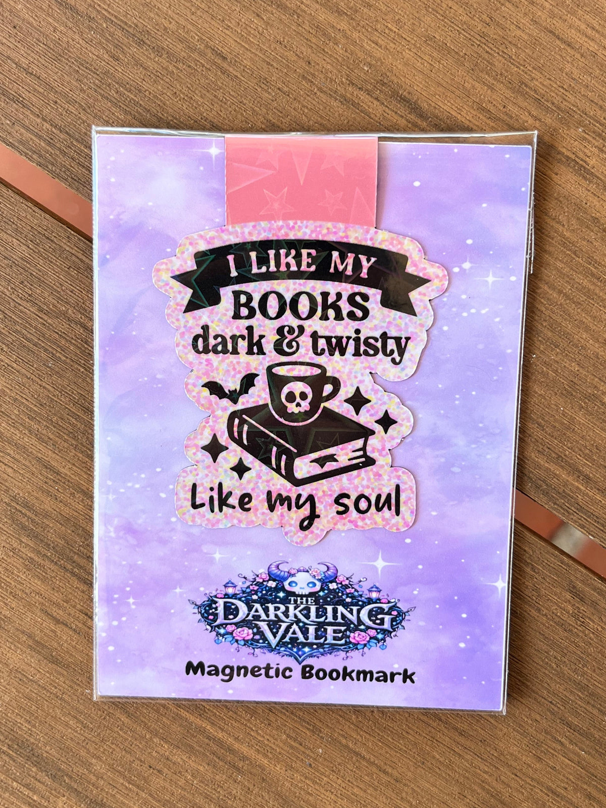 I like my books dark & twisty like my soul magnetic bookmark