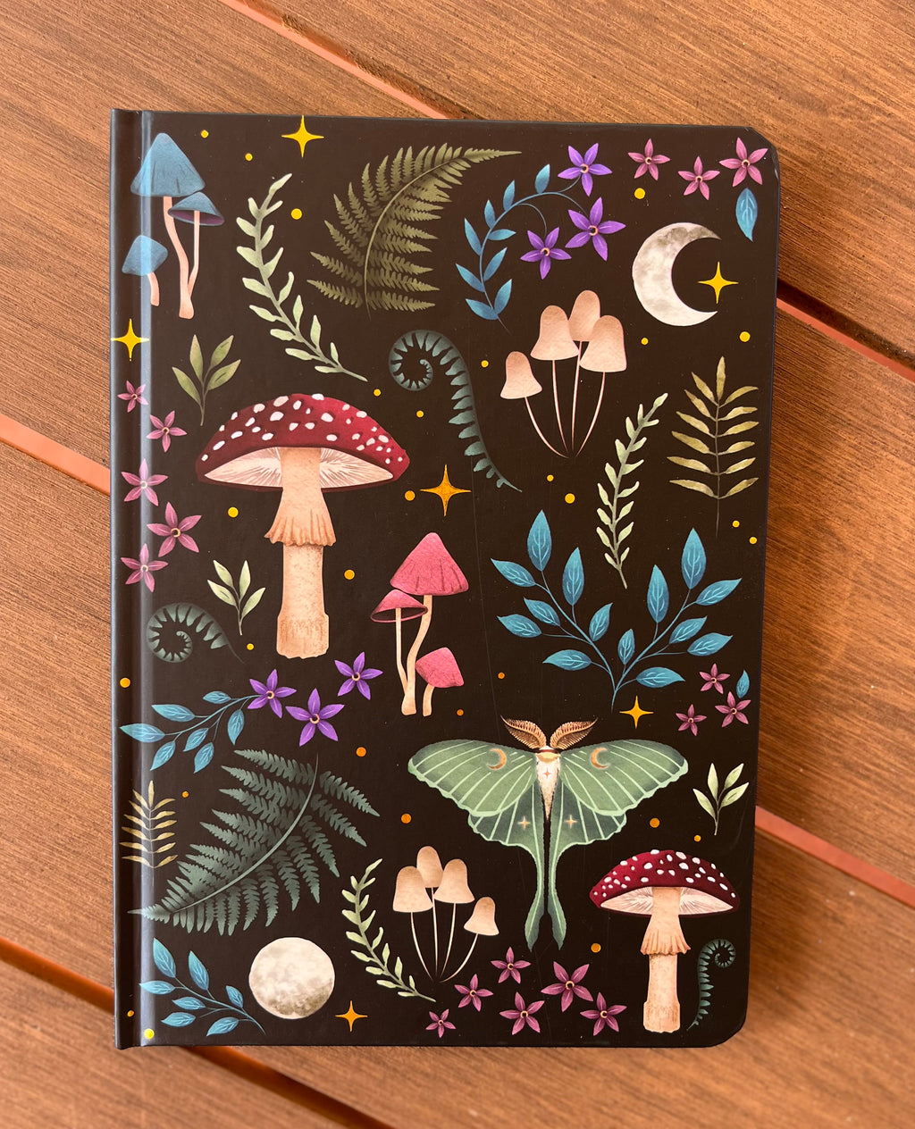 Dark Forest Print A5 Notebook