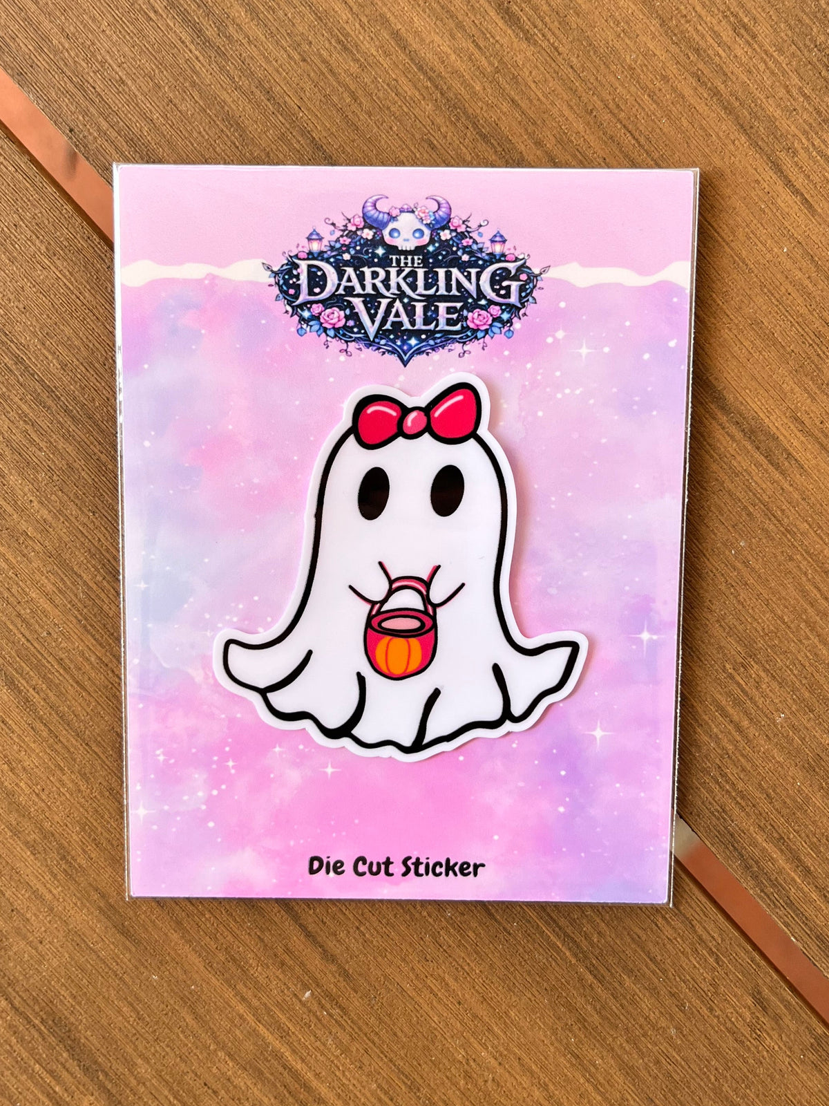 Little Ghosty die cut sticker