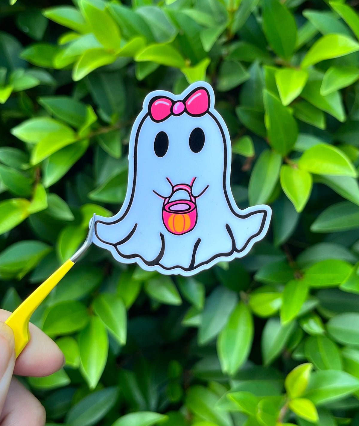 Little Ghosty die cut sticker