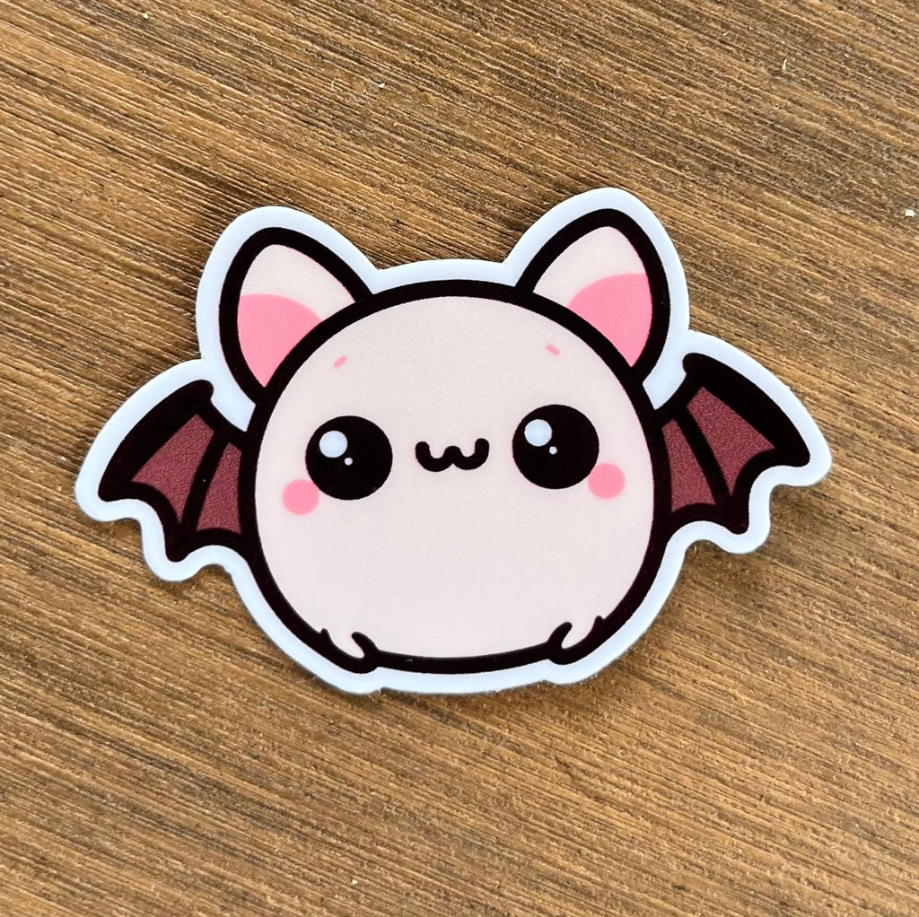 Batty die cut sticker