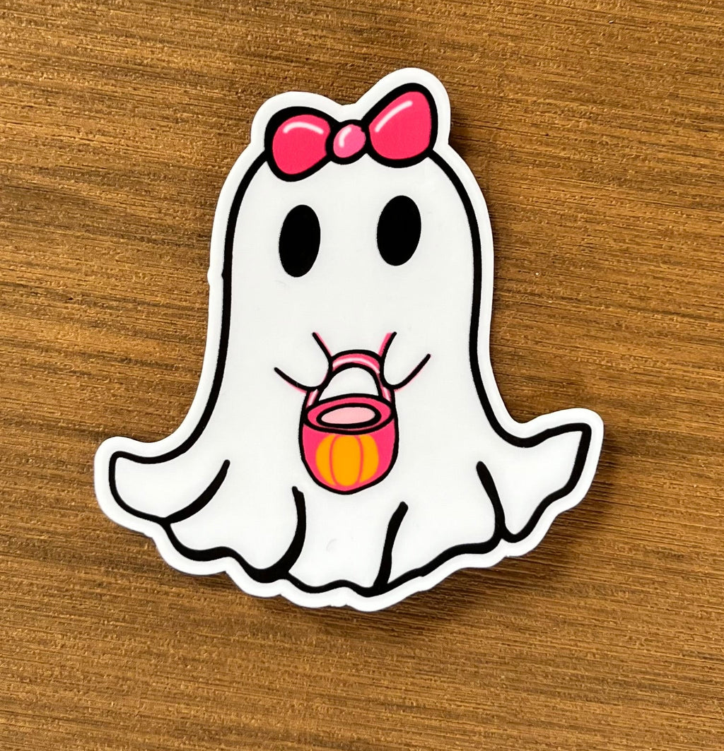 Little Ghosty die cut sticker