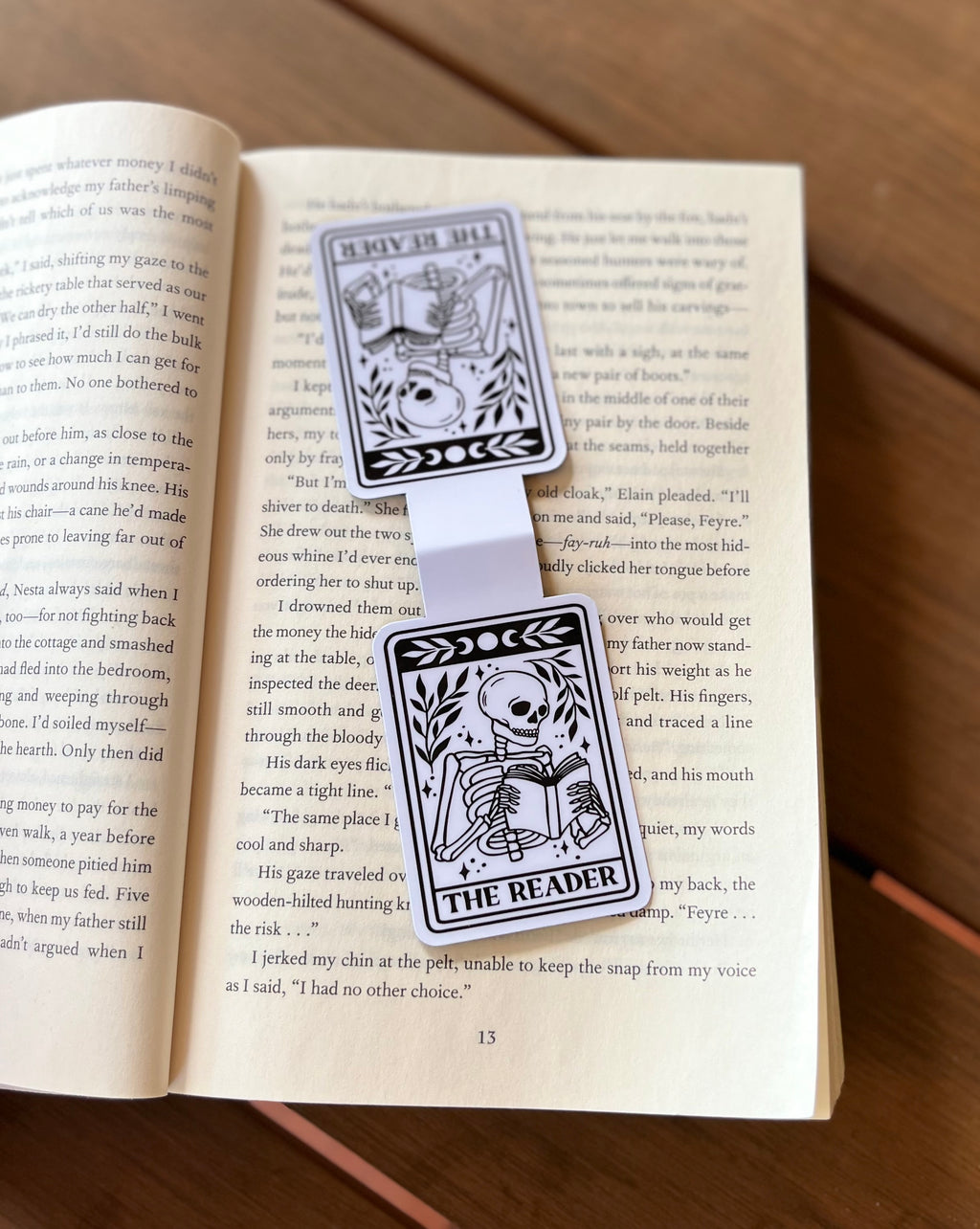 The Reader magnetic bookmark